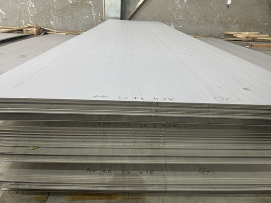 Corrosion Resistant Flat Stainless Steel Sheet ASME 10mm Harsh Environments Custom