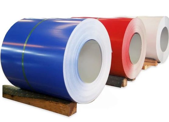 Durable SGCC Gi Steel Coil Long Lasting 600mm SMP Colour Coated Coil For Building