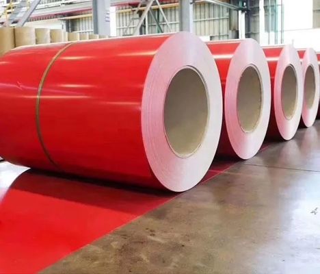 Durable SGCC Gi Steel Coil Long Lasting 600mm SMP Colour Coated Coil For Building