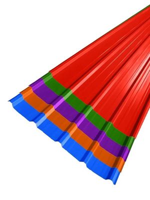 Anti Scratch PPGI Sheet 1500mm DIN Mid Hard fireproof Pre Painted Metal Roofing