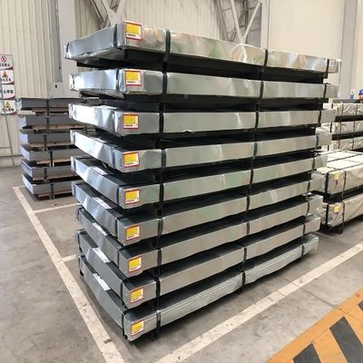 Durable Cutting Galvanized Steel Plate 6.0mm Boiler CGCC  For Building Construction