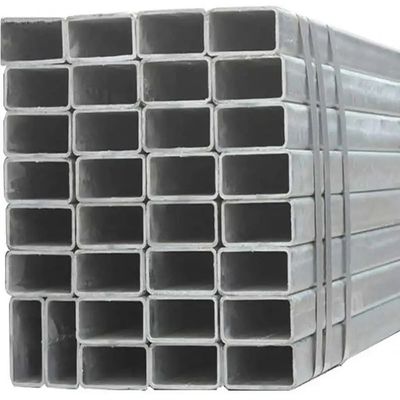 Fluid Square Galvanized Steel Pipe 27mm Hot Rolled For Construction