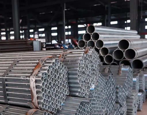 Cold Rolled Pre Galvanized Steel Pipe 165mm A36 Threaded  For Handrails And Balustrades