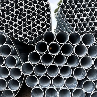 Cold Rolled Pre Galvanized Steel Pipe 165mm A36 Threaded  For Handrails And Balustrades