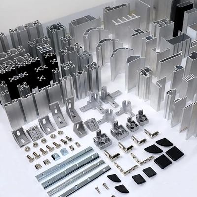 6000 Series 2020 Aluminum Profile T6 Different Shape Customized Angle Extrusion