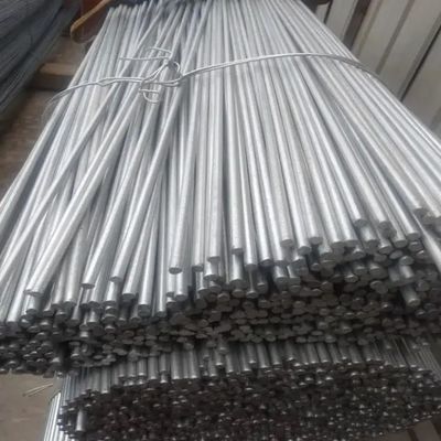 ASTM Galvanized Steel Products 8mm 12mm Galvanized Round Bar DX51D Decoiling