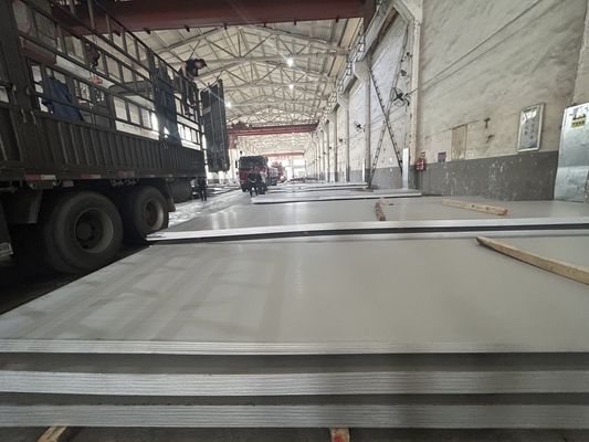 Stamping Stainless Steel Hot Rolled Sheet 3500mm 316L HL Brushed Stainless Sheet