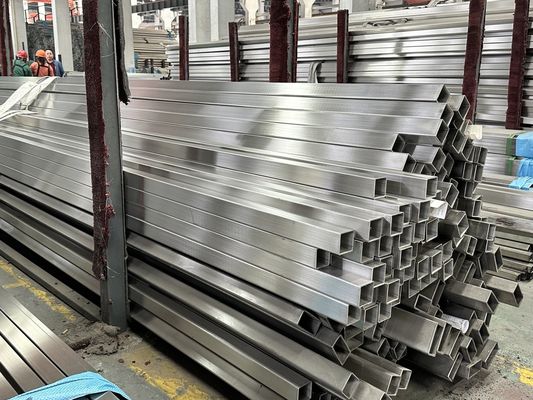 Square Seamless Annealed Stainless Steel Pipe Metal Decoiling OEM Available